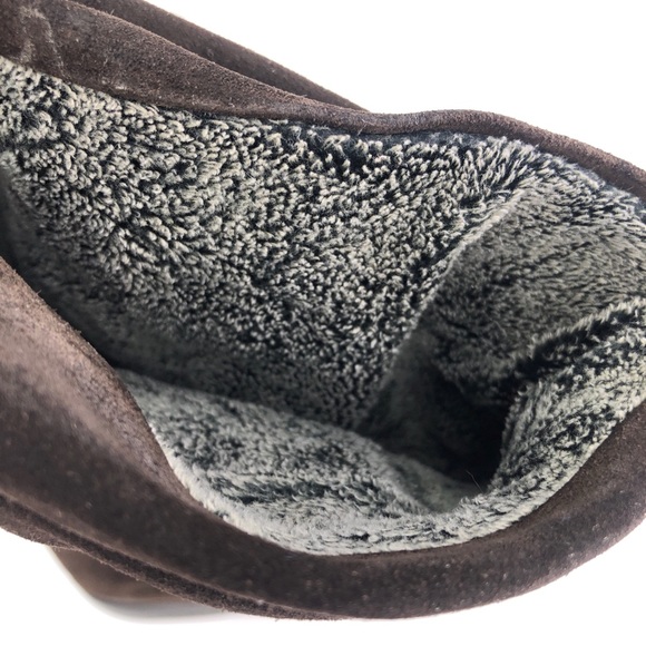 La Canadienne Brown Leather Tall Winter Boots 8M - Picture 10 of 11